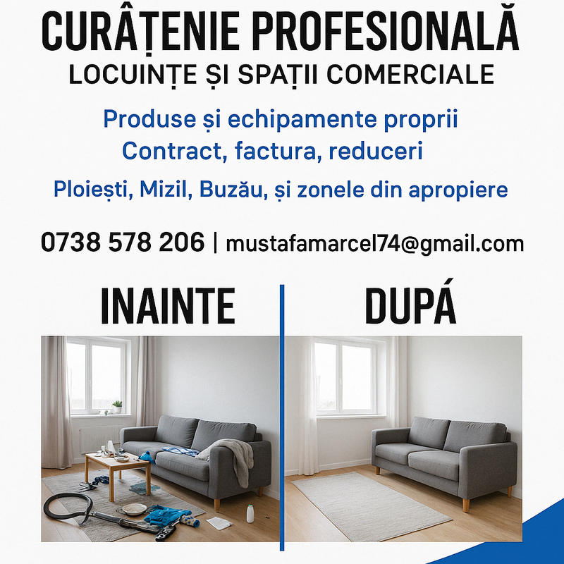 Servicii oferite curatenie