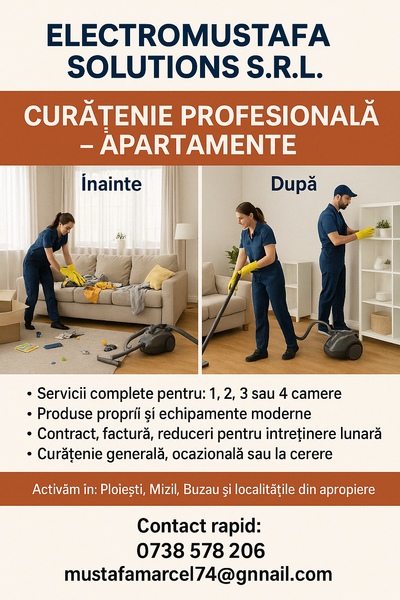Servicii oferite curatenie