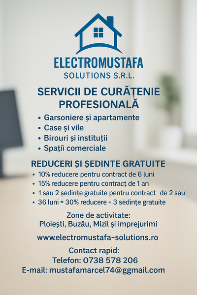 Servicii oferite curatenie